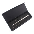 Hollow stainless steel tactical pen with LED light